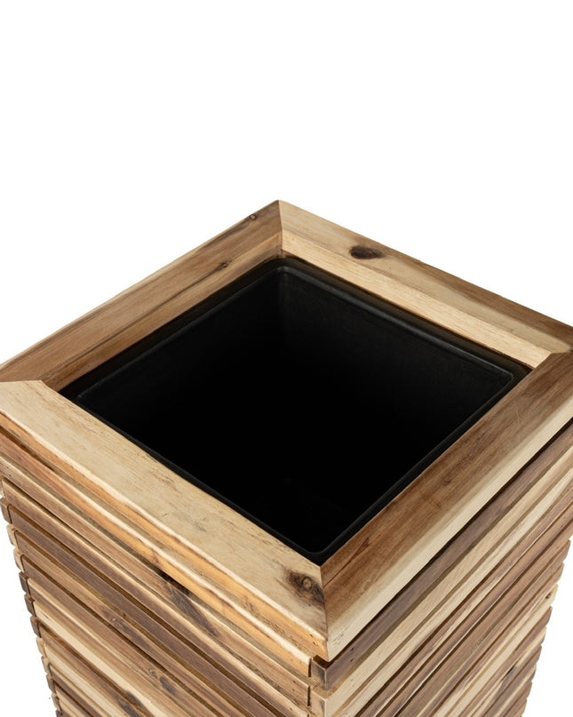 Marrone Orizzontale High Cube Natural - Akazienholz