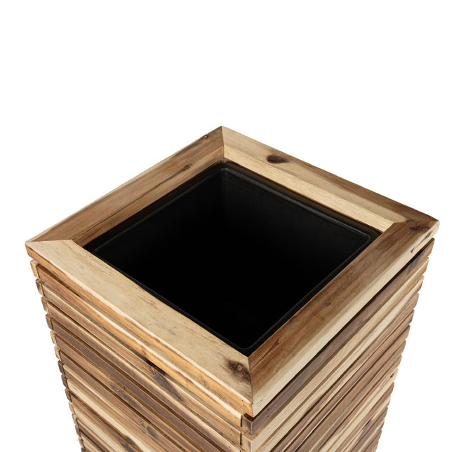 Marrone Orizzontale High Cube Natural - Akazienholz