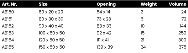 LUCA Argento Box Black