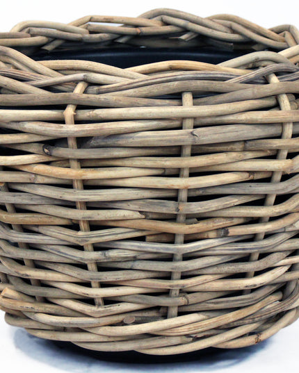 Drypot Sawah extra dickes Rattan Grau