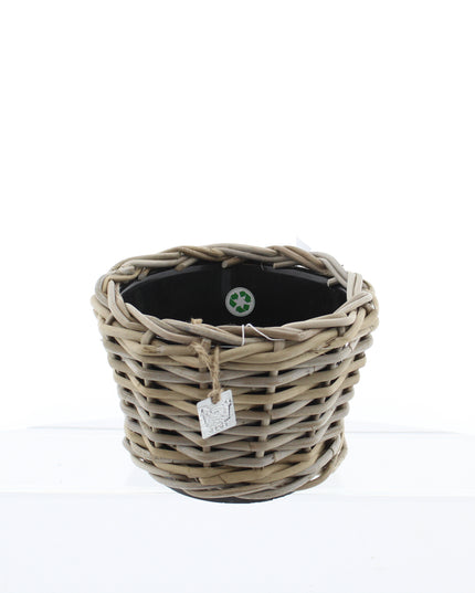 Drypot Rattan Grau