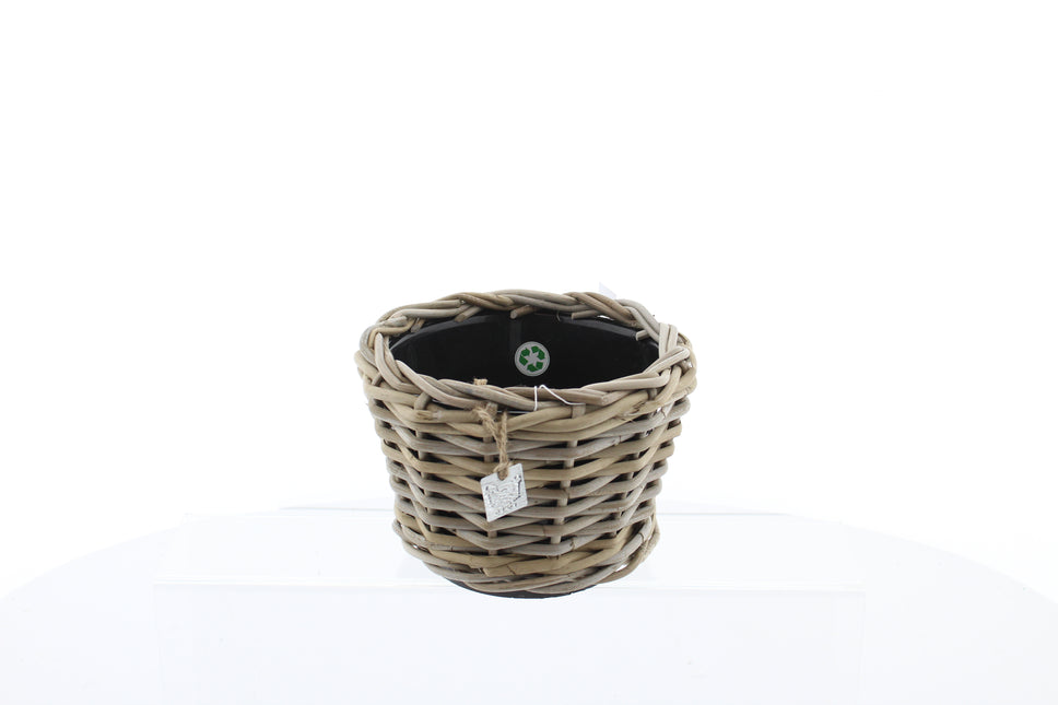 Drypot Rattan Grau