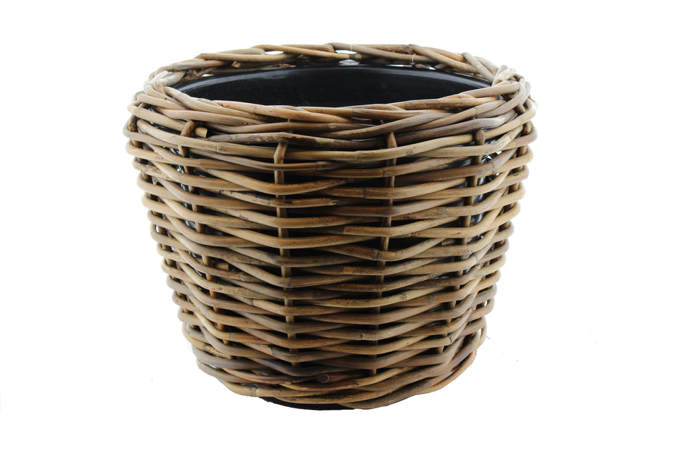 Drypot Sawah extra dickes Rattan Braun