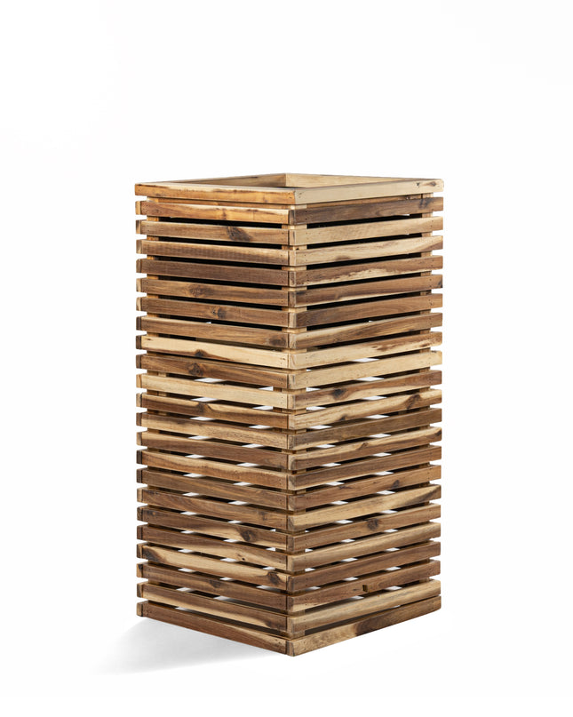 Marrone Orizzontale High Cube Natural - Akazienholz