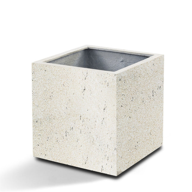 LUCA Grigio Cube Antique White mit Rollen