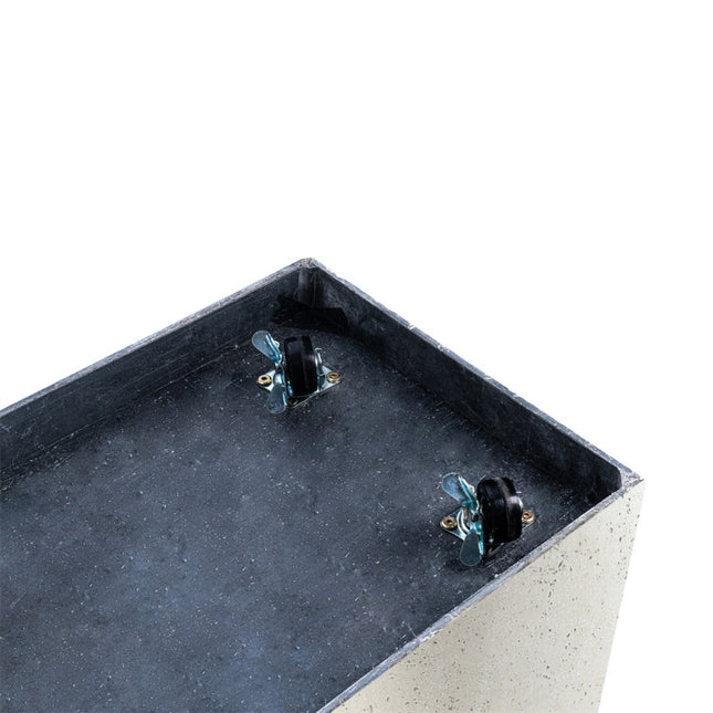 LUCA Grigio Divider Antique White mit Rollen