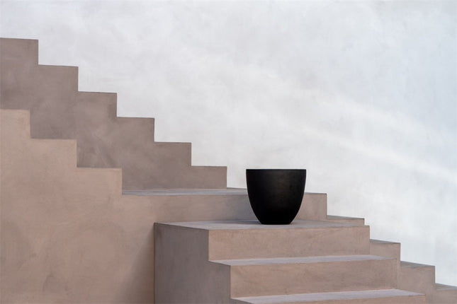 LUCA Grigio Egg Pot Anthracite