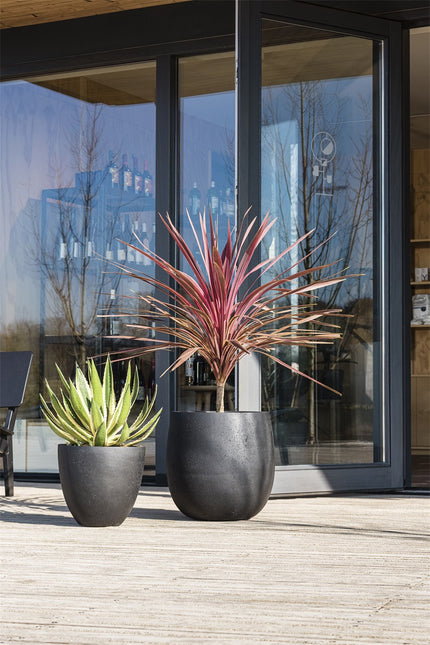 LUCA Grigio Egg Pot Anthracite