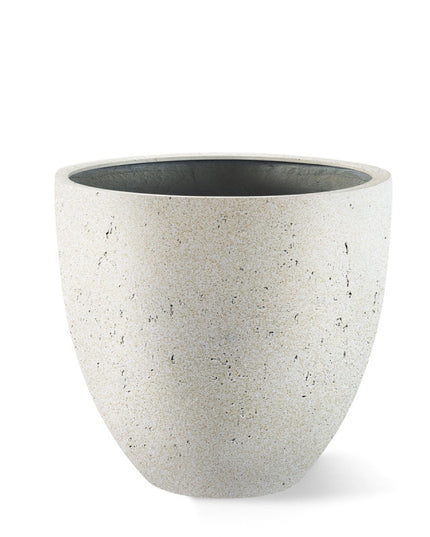 LUCA Grigio Egg Pot Antique White