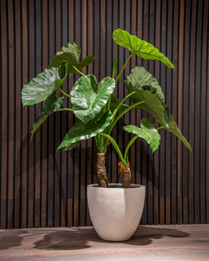 LUCA Grigio Egg Pot Antique White