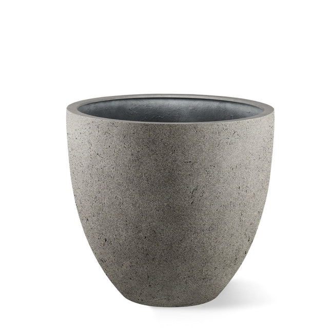 LUCA Grigio Egg Pot Natural Concrete