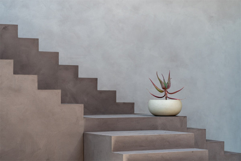 LUCA Grigio Low Balloon Antique White