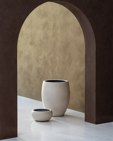 LUCA Grigio Low Balloon Antique White