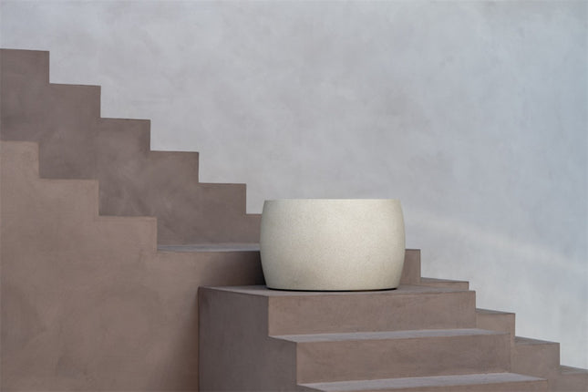 LUCA Grigio Modern Bowl Antique White