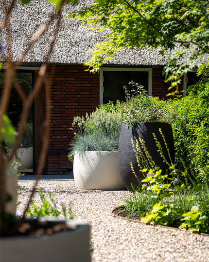 LUCA Grigio Modern Bowl Antique White