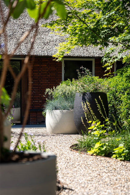 LUCA Grigio Modern Bowl Antique White