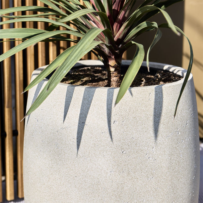 LUCA Grigio Modern Pot Antique White