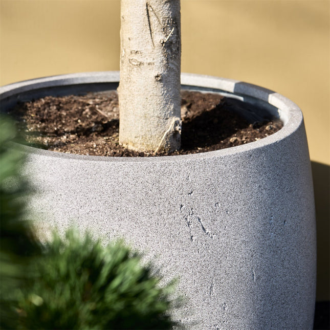 LUCA Grigio Modern Pot Natural Concrete