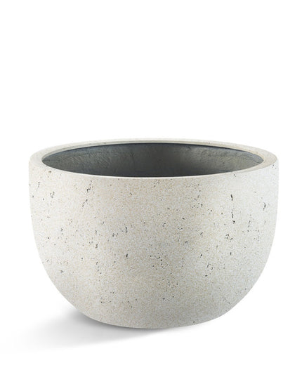 LUCA Grigio New Egg Pot Low Antique White