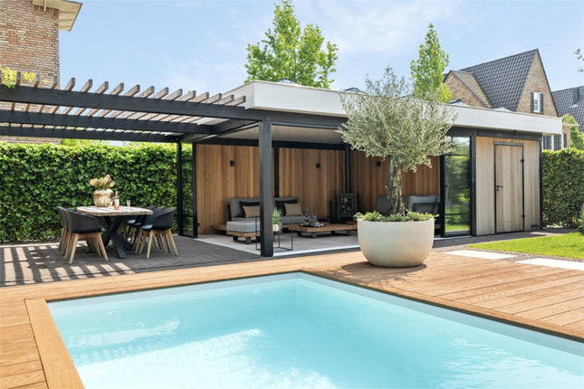 LUCA Grigio New Egg Pot Low Antique White