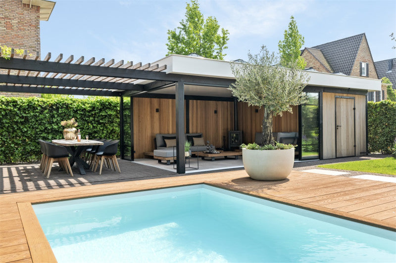 LUCA Grigio New Egg Pot Low Antique White