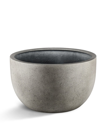 LUCA Grigio New Egg Pot Low Natural Concrete