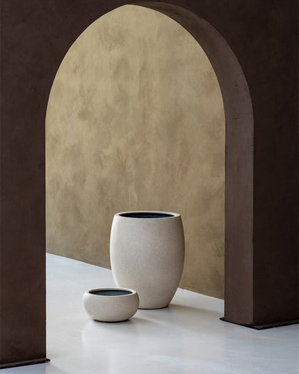 LUCA Grigio Tall Balloon Antique White