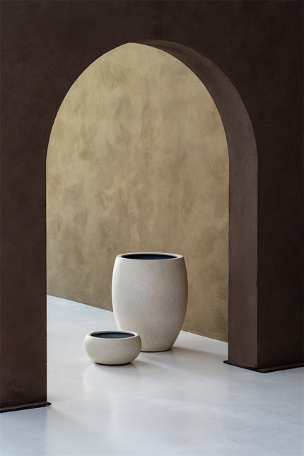 LUCA Grigio Tall Balloon Antique White