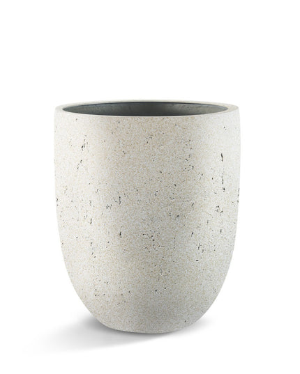 LUCA Grigio Tall Egg Pot Antique White