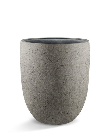 LUCA Grigio Tall Egg Pot Natural Concrete