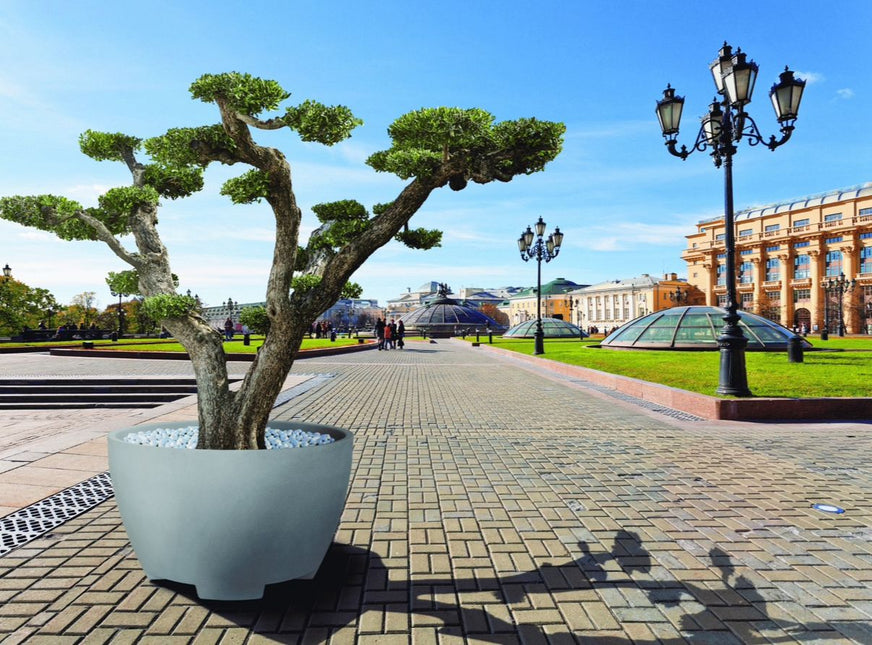 Megalos Pflanzkübel Betongrau