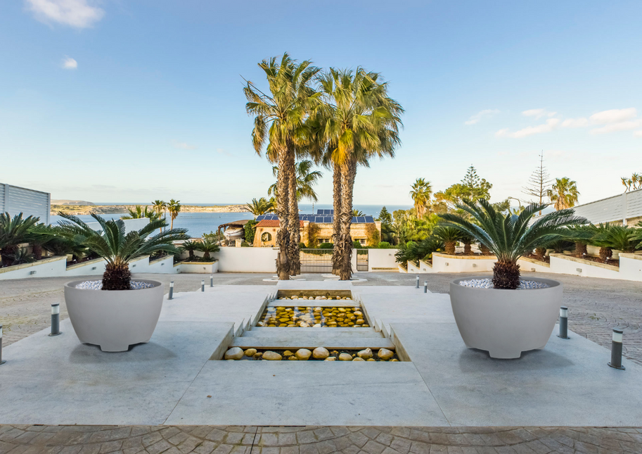 Megalos Pflanzkübel Betongrau